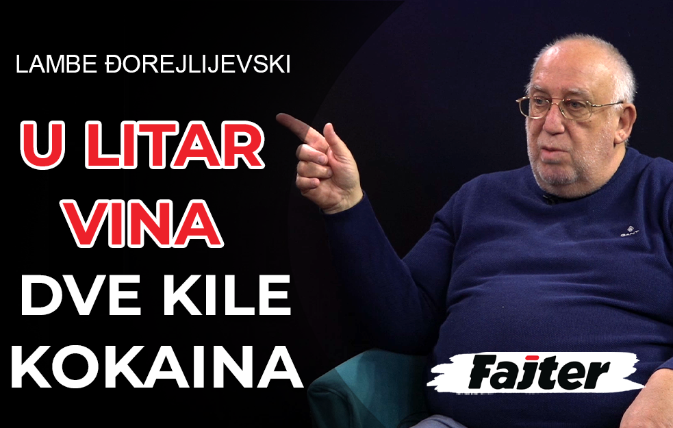 LAMBE ĐOREJLIJEVSKI: PAO TRIK NARKOMAFIJE - U LITAR VINA DVE KILE KOKAINA (VIDEO)